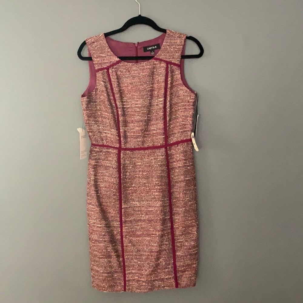 Lord and Taylor tweed sleeveless dress